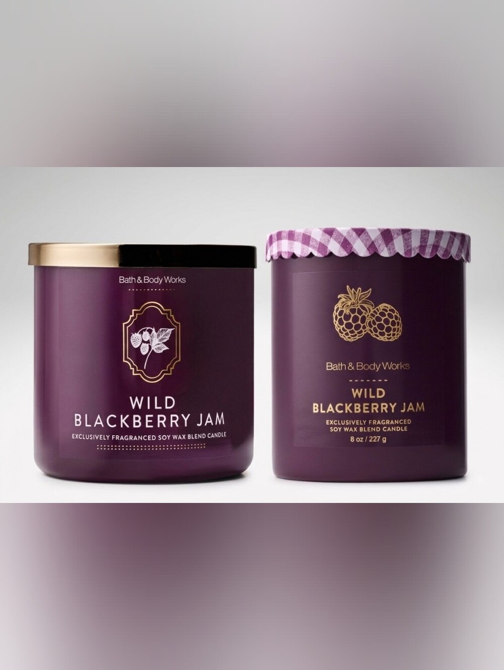 Bath & Body Works Wild Blackberry Jam Candles